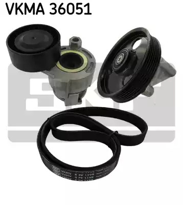 Ременный комплект SKF VKMA 36051 (VKM 36053, VKM 36055, VKMV 6PK1199)